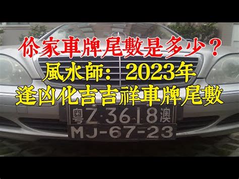 車牌尾數大|車牌號碼禁忌多！3諧音似慘 最後一碼多選「大號」